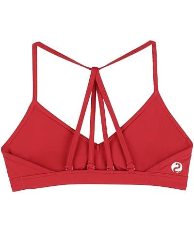 AUROLA Mercury Workout Sports Bras Women Athletic Removable Padded Backless Strapy Minimal Crop Top thumbnail 8
