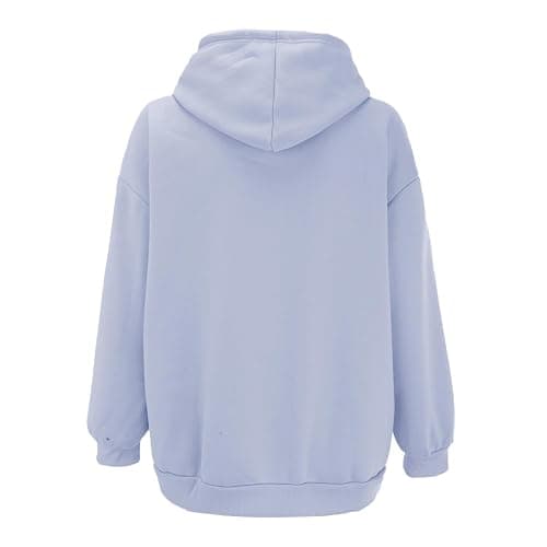 SHAOBGE Fall Sweatshirts for Women Zip Up Hoodies Oversized Sweatshirt Y2K Clothing Casual Drawstring Jacket with Pockets thumbnail 4