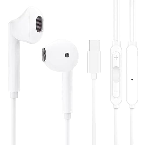 USB C Headphones for iPhone 17 16 15, Wired Headphones USBC for iPad Pro Air Mini, iPad 10th, MacBook, Type C Earbuds for Samsung, Google Pxiel, Earphones for Lenovo, Dell, Microphone, Volume Control thumbnail 9