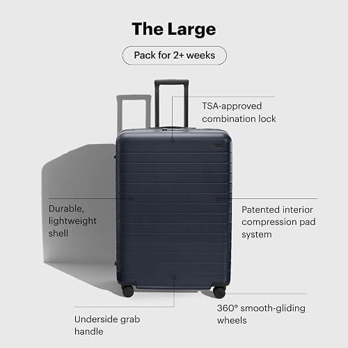 Away Large Checked Luggage, 29 Inch Hardside Suitcase with Spinner Wheels, Lightweight & Durable, TSA Lock, Sea Green thumbnail 3