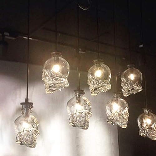 NIUYAO Pendant Light Lamp Dome Shade Hanging Ceiling Light (Skull Shape) thumbnail 9