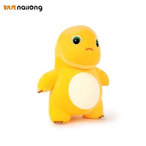 Adorlynetty Nailong Dinosaur Stuffed Animal,9“ Cute Yellow Dinosaur Plush Soft Dino Stuffed Animals Dino Plushie Toys for Boys Girls Kids Baby Toddlers Angry thumbnail 3
