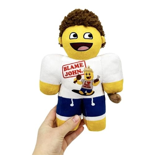 Forsaken Shedletsky Blame John Plushie, 10 Inch Stuffed Toy, Soft Plush Figure, Gaming Collectible, Game Room Decor, Yellow Plush, Gift for Gamers and Fans (25cm) thumbnail 6