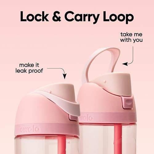 Owala FreeSip Tritan Water Bottle 25 oz Rose Quartz thumbnail 5