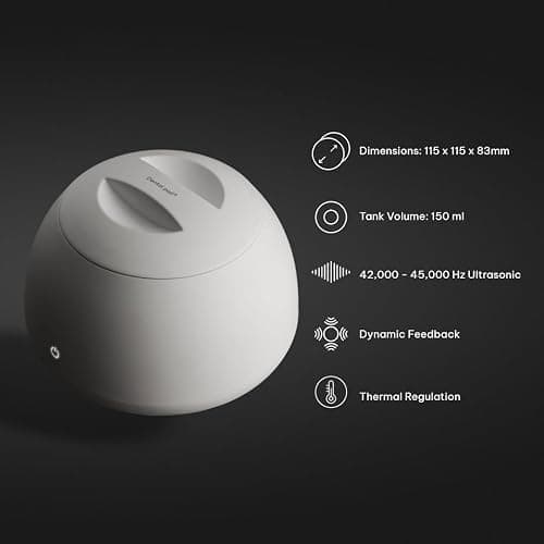 Zima Dental Pod | Ultrasonic Retainer Cleaner Machine | Aligner, Nightguard, Mouth Guard, Denture Cleaner (Arctic White) thumbnail 7
