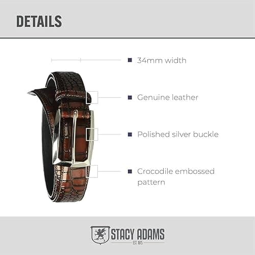 Stacy Adams Men's Stacy Adam's Leather Dress Belt thumbnail 3
