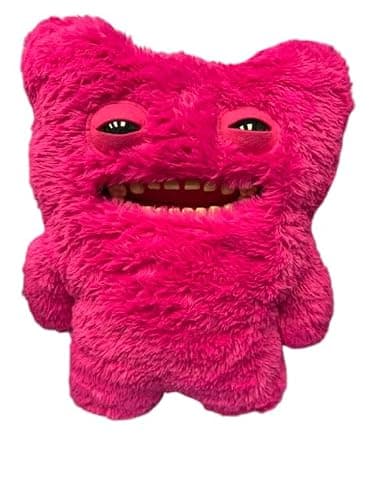 ZURU Fugglers Bigg Fuggs - Big Funny Ugly Monster Plush - 17 inches (Mr Buttons (Pink)) - Image 1