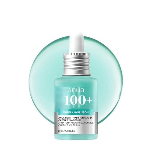 ANUA PDRN Hyaluronic Acid Capsule 100 Serum, Radiant Face Serum, Hyaluronic Acid, Hydration, Moisture Plumping effect, Natural color, Korean Skincare, 30ml/1.01fl.oz - Image 1