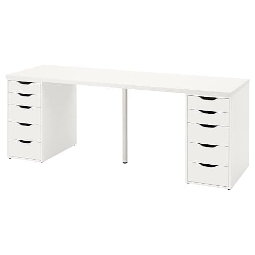 ProTuning ALEX/LAGKAPTEN Desk, white, 200x60 cm - Image 1