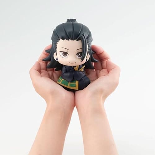 QAHEART 2PCS JJK Figure Geto Suguru Look Up Figure, 10cm Anime Action Figure Model Statue Cake Topper Decoration Handmade Collectible Gifts for Fans thumbnail 3