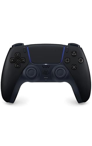 Sony, Manette PlayStation 5 officielle DualSense, Sans fil, Batterie rechargeable, Bluetooth, Compatible avec PS5 et PC, Couleur : Midnight Black - Image 1