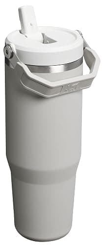 STANLEY IceFlow 2.0 Flip Straw Tumbler, 30 oz, Ash | Easy Carry Handle | Twist On Lid and Flip Up Straw | Leak Resistant Water Bottle | Insulated Stainless Steel | BPA-Free thumbnail 3