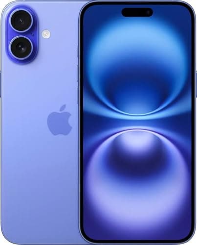 Apple iPhone 16 Plus, 128GB, Ultramarine - Unlocked (Renewed) - Image 1