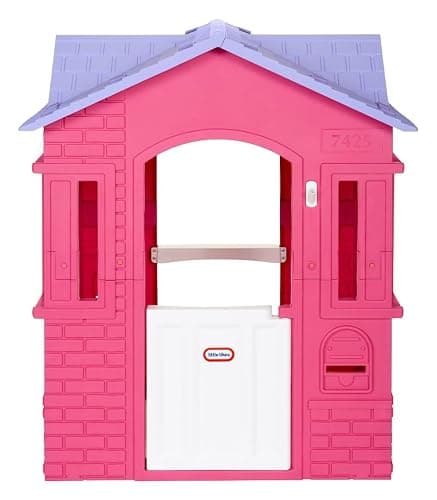 Little Tikes Cape Cottage Pretend Princess Playhousefor Kids, Indoor Outdoor, with Working Doors and Windows, for Toddlers Ages 2+ Years,Pink,Large thumbnail 3
