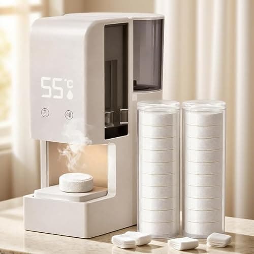 5s Fast Hot Towel Dispenser, 55°C (131°F) Constant Temp, 500ml Tank, Auto-Dry & Safe, Portable for Spa, Facial, Bathroom & Home (Hot Towel Heater with 2 Rolls of Towels) thumbnail 8