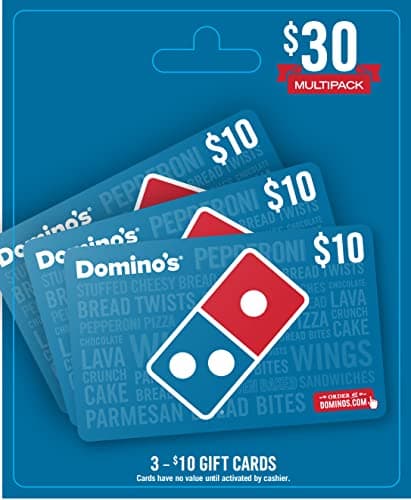 Dominos Multi Pack Gift Cards 3-$10 - Image 1