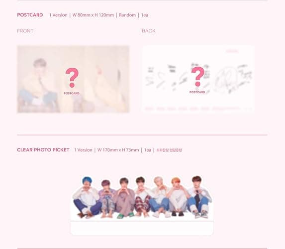 BTS Map of The Soul : Persona [Ver.01+Ver.02+Ver.03+Ver.04 Set] - Pack of 4CD, 4Photobook, Photocards, 4Folded Poster with Pre Order Benefit, Extra Decorative Sticker Set, Photocard Set thumbnail 7