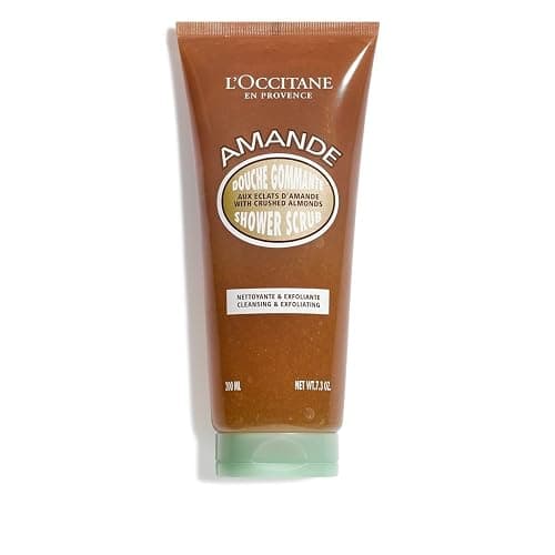 L’Occitane Almond Shower Scrub, 2-In-1 Exfoliating Body Wash with Nourishing Oil Removes Dead Skin Cells & Cleanses for Smooth, Soft & Radiant Skin - Image 1