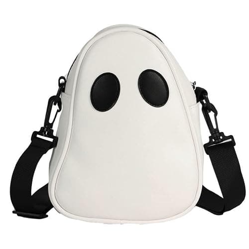 Novelty Crossbody Bag Shoulder Bag Halloween Ghost Purse Holiday Party Gift Candy Bag for Boys Girls - Image 1