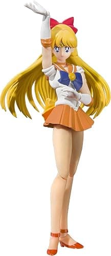 TAMASHII NATIONS - Pretty Guardian Sailor Moon - Sailor Venus -Animation Color Edition-, Bandai Spirits S.H.Figuarts Action Figure - Image 1