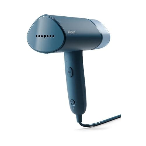 Philips 3000 Series Handheld Steamer, Compact & Foldable, Ready to Use in ˜30 Seconds, 1000W, up to 20g/min, No Ironing Board Needed, Blue (STH3000/20) - Image 1
