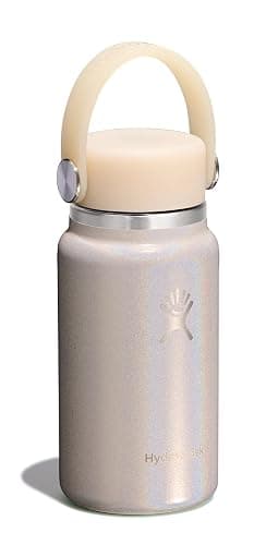Hydro Flask Micro Bottle - Leak Proof Purse or Pocket Flask - Insulated Mini Water Bottle 6.7 Oz Glimmer Cream thumbnail 4