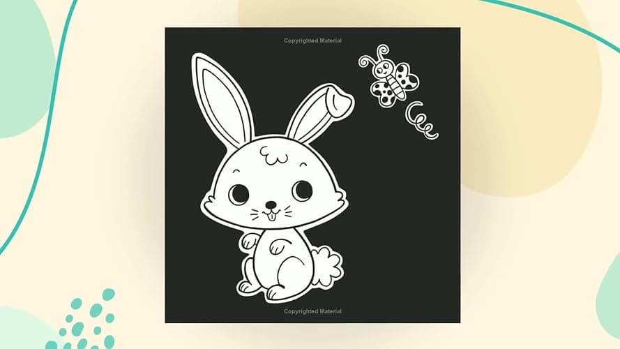 Hello, Baby Animals: A perfect book for parents and caregivers at home with babies this summer (High-Contrast Books) thumbnail 8