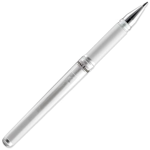 Uni-Ball UM 153 Signo Broad Point Gel Pen - White - Pack of 3 thumbnail 3