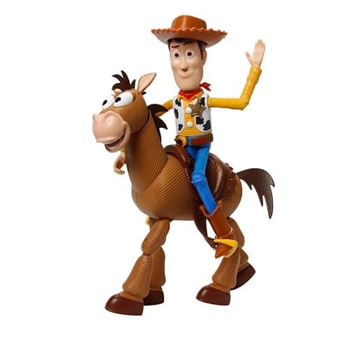 Mattel Disney Pixar's Toy Story 4 Woody and Buzz Lightyear 2-Character Pack, Movie-inspired Relative-Scale for Storytelling Play thumbnail 5