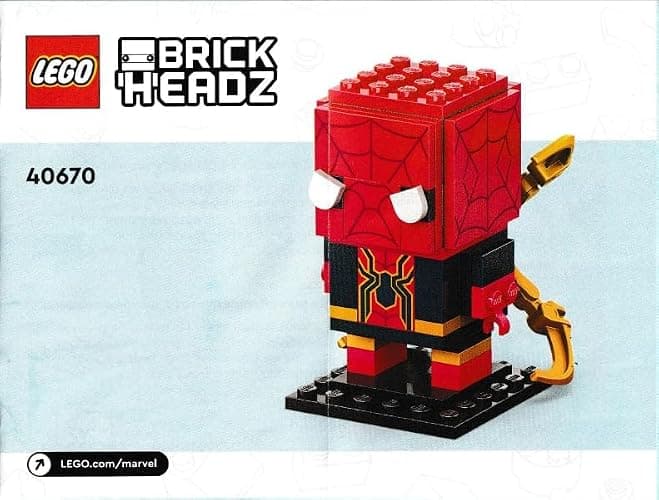 LEGO Brick Headz Iron Spider-Man 40670-91 Pz thumbnail 3