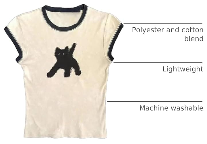 Y2k Graphic Baby Tee Women Grunge Emo Clothes Cute Aesthetic Crop Tops Alt Shirts thumbnail 4