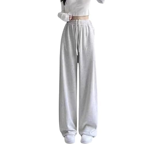 Kids Pants Girls Age 4-14 Years Spring Winter Baggy Trousers for ADO Girls Elastic Waist Loose Comfy School Casual Sports Athletic Vacation Streetwear Sweatpants - Image 1