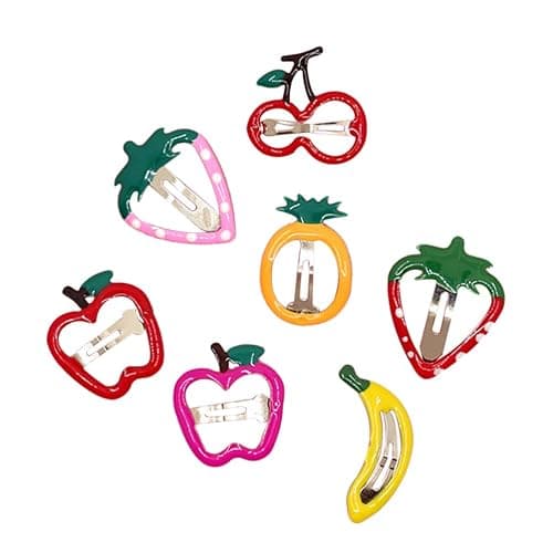 Lurrose 14pcs Hair Clip for Kids with Fruit Shape Hair Barrette for Girls thumbnail 7