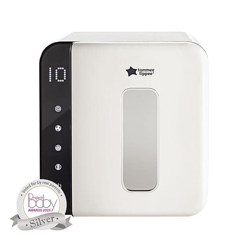 Tommee Tippee Ultra UV Steriliser, Dryer and Storage, White, for Baby Bottles and Accessories, Steam-Free to Kill Viruses^ and 99.9% of Harmful Bacteria thumbnail 2