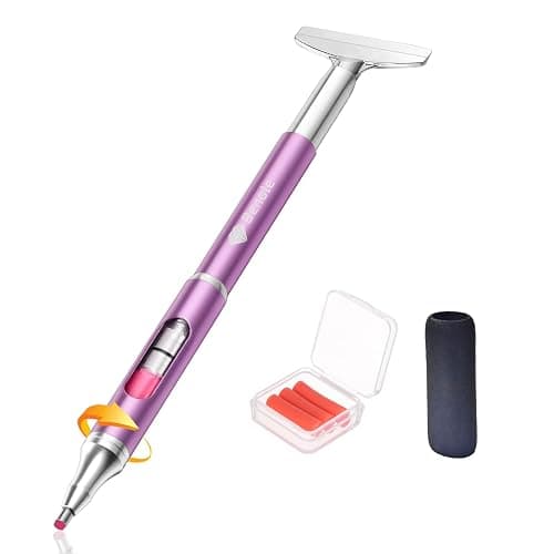 benote Diamond Art Painting Pen Refillable Wax Pen for Diamond Art Kit Accessories Self-Stick Drill Pens with Metal Correction Plate for 5D Craft DIY Nail - B18 - Image 1