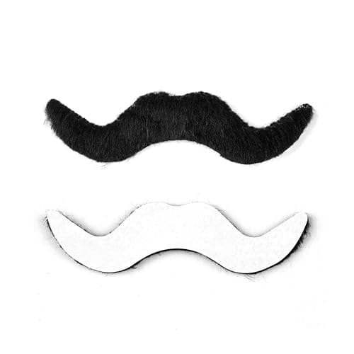 Odowalker 17 Pcs Different Style Fake Teeth & 12 Pcs Novelty Mustaches, Self Adhesive Fake Mustache Set Halloween Ugly Joke Tooth Prank Denture Funny Tooth Costume for Halloween Party Funny Gag Gift thumbnail 5