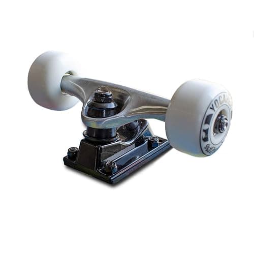 Pro Yocaher Complete Skateboard 7.75" Natural, Black, Checker, Camo & More | 7-Ply Canadian Maple Wood, Heavy Duty Alloy Aluminum Trucks, ABEC-9 Bearings, 54mm Polyurethane Wheels, BlackWidow Grip Tape thumbnail 5