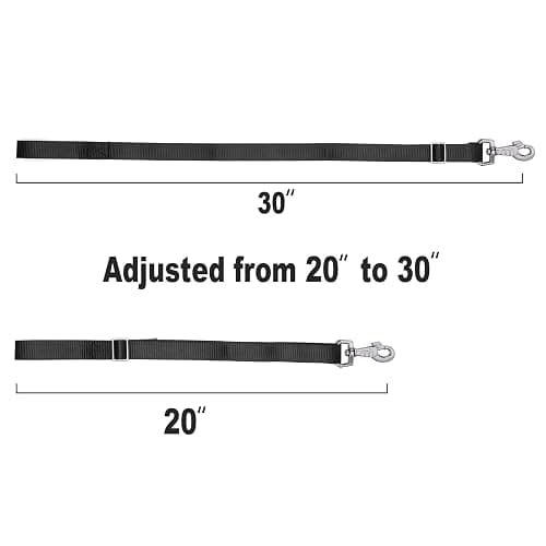 Rosemarie Horse Bucket Strap Hangers,Horse Suppliers Adjustable Nylon Straps up to 700 lbs for Hay Nets, Water Buckets,Hanging-Pratical and Easy Use(4 Pack) (Black) thumbnail 2