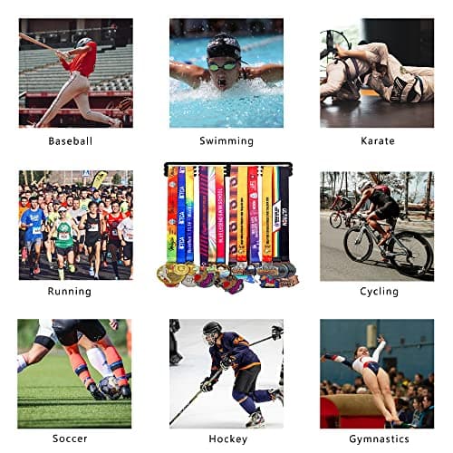 Goutoports Medal Hanger Display - Showcase and Protect Your Medals in Style Metal Resistant to Damage Breakage Bending - Equipped with Mounting Accessories Easy to Install thumbnail 6