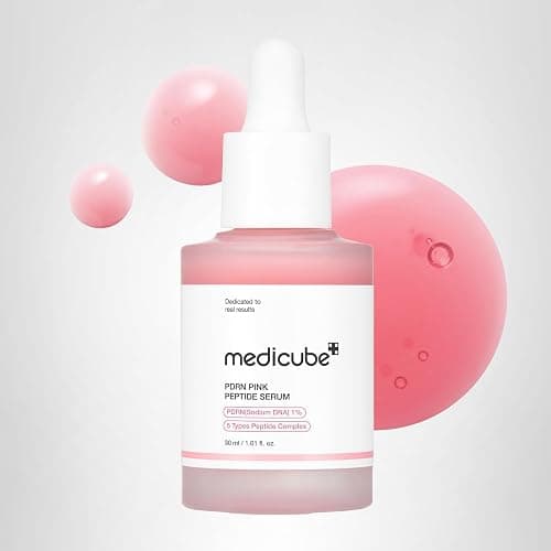 medicube Salmon DNA PDRN Pink Peptide Serum, Pink glow serum, Peptide, Niacinamide, Hydrating & Moisturizing & Firming, Uneven Skin Tone, Korean Skincare | 1.01 fl.oz. (1.01 fl.oz., Salmon DNA PDRN) thumbnail 10