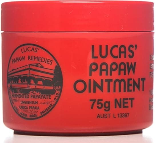 Lucas Papaw Ointment 75g Jar — Fermented Papaya Multipurpose Skin Balm for Dry Skin, Lips, Cracked Heels, Minor Irritations and Everyday Care, Made in Australia - Image 1