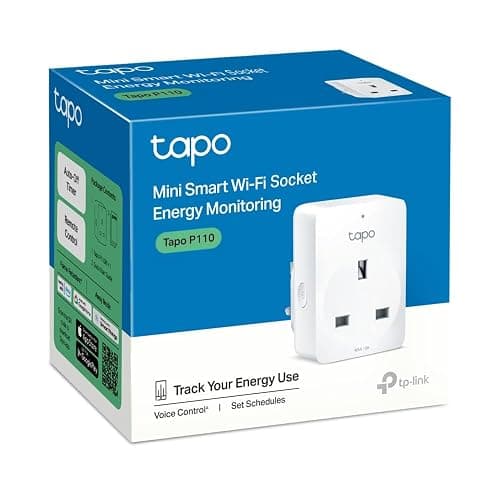Tapo P110 (4-Pack) Smart Plug with Energy Monitoring, Max 16A, Works with Alexa & Google Home, Remote Control, Device Sharing, Alexa Plug, Smart Plugs, No Hub Required, Compact Design, Voice Control thumbnail 9