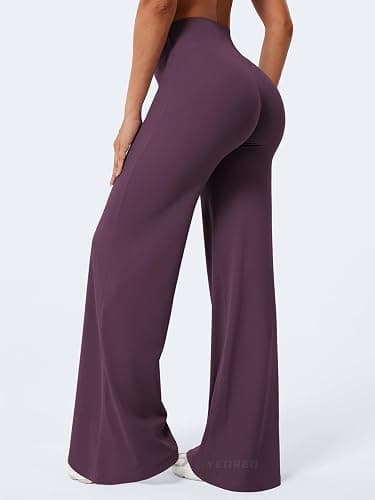 YEOREO Ease Workout Leggings Womens No Front Seam Straight Leggings 29"/ 31.5"/ 33"/ 35" High Waist Buttery Eddiy Yoga Pants thumbnail 2