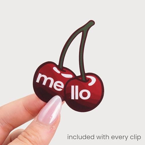 Mello Hair Claw Clip – Flexible Hair Clip for All Hair Types, Durable Strong Hold, Non-Slip Matte Finish, Claw Clips for Girls & Women, Perfect for Everyday Hair Styling, Made in Korea (Red) thumbnail 7