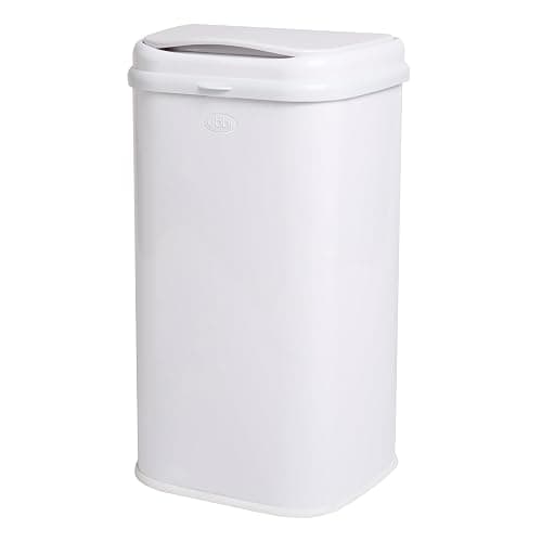 Ubbi Adult Diaper Pail, Steel Odor Locking, No Special Bag Required, Awards-Winning, Modern Design, White - Image 1