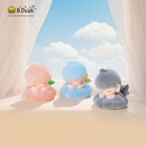 B.Duck Blind Box Figure: Sweet Heart Time Series Cute Mini Collectible Toys 4 Figures Per Box Random Style Action Figure Cute Mystery Bag for Desk Decor DIY Gifts for Teens and Adults thumbnail 2