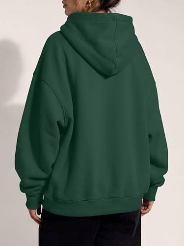 Trendy Queen Women Oversized Hoodies Fall Outfits | Gentle Skin Feel, Aesthetic Drop Shoulder, Large Kangaroo Pocket, Seamless Daily Outfit Match thumbnail 4