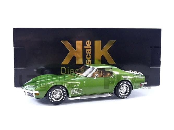 KK-Scale Chevrolet Corvette C3 Stingray 1972 1/18 Scale Die-cast Metal Model Car Adult Collectors, Hobbyists - Image 1