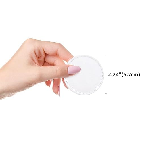 MSQ Cotton Rounds (300 Count), Makeup Remover Pads, Face Cotton Pads, Facial Cleansing Round Cotton Pads, Lint-Free thumbnail 8