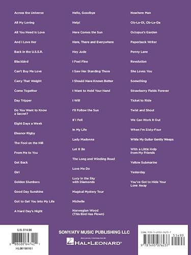 The Beatles - Super Easy Songbook | 60 Classic Songs for Beginner Piano Players | Easy Piano Sheet Music for Students Teachers and Fans | Simple Melodies Chord Diagrams and Note Names thumbnail 2